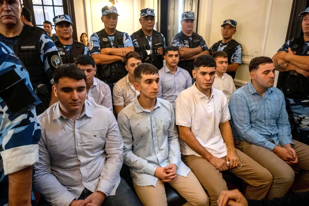 Los ocho condenados por el crimen de Fernando Báez Sosa. Los ocho condenados por el crimen de Fernando Báez Sosa.