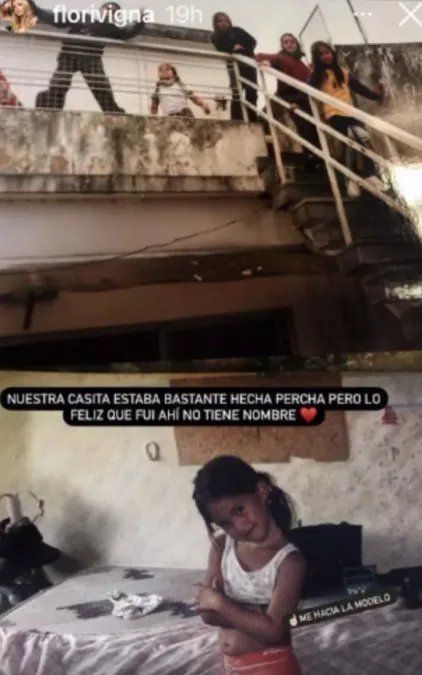 La actriz y bailarina Flor Vigna mostró fotos de su casa en Floresta y describió el estado de la propiedad en la que se crio. 