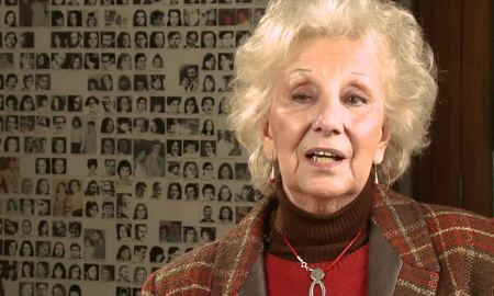 Estela de Carlotto, presidenta de Abuelas de Plaza de Mayo pidió que una dictadura como la de 1976 “no tiene que volver a pasar” Estela de Carlotto, presidenta de Abuelas de Plaza de Mayo pidió que una dictadura como la de 1976 “no tiene que volver a pasar”