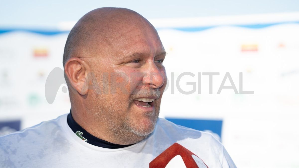 El ex nadador y actual entrenador de Aguas Abiertas