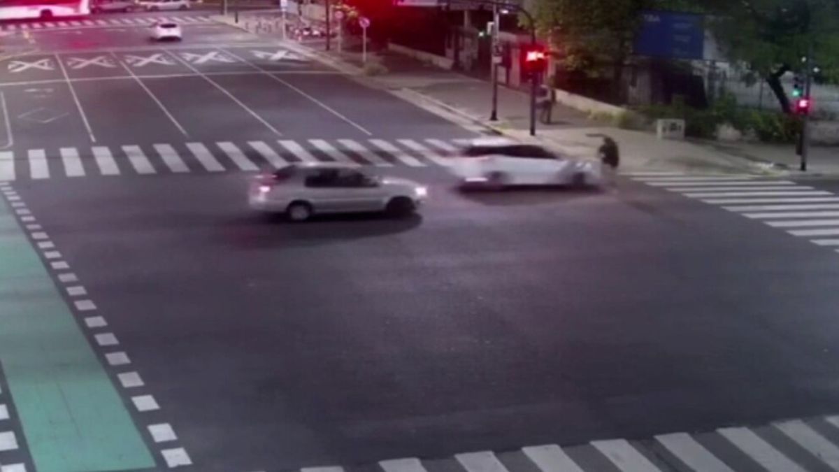 Choque en Puerto Madero.