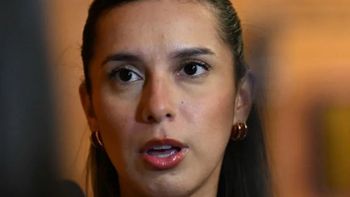 Emocionada, la abogada santiagueña regresó al país tras el fallo que le permitió retirarse la tobillera electrónica. Emocionada, la abogada santiagueña regresó al país tras el fallo que le permitió retirarse la tobillera electrónica.