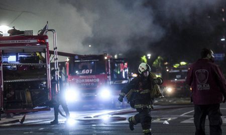 En el local ubicado en el barrio porteño de Villa Crespo murieron dos bomberos. Foto - Télam En el local ubicado en el barrio porteño de Villa Crespo murieron dos bomberos. Foto - Télam