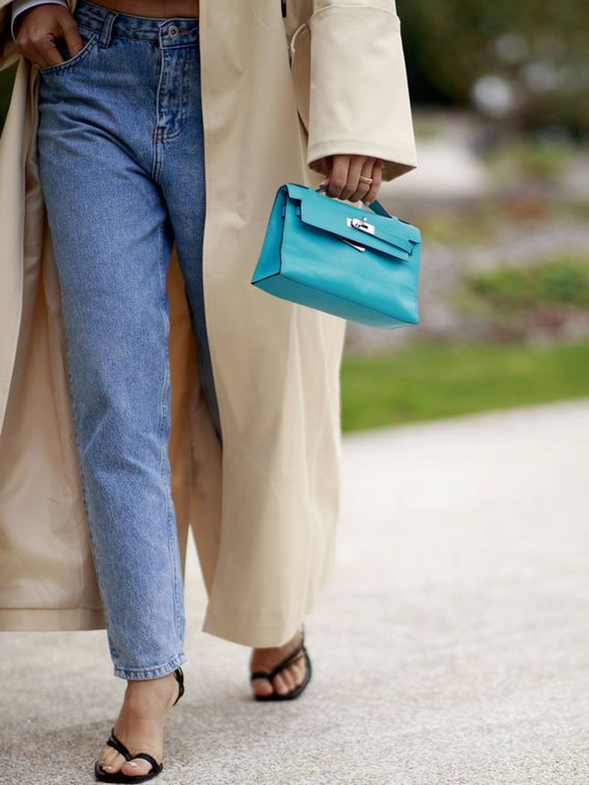 Mini Bolso de Hermés que uso Wanda Nara / Foto Imaxtree