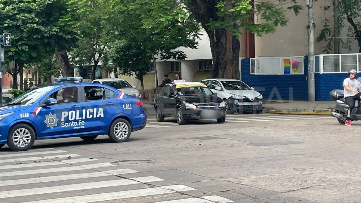 Impactante accidente en Barrio Sur. Impactante accidente en Barrio Sur.