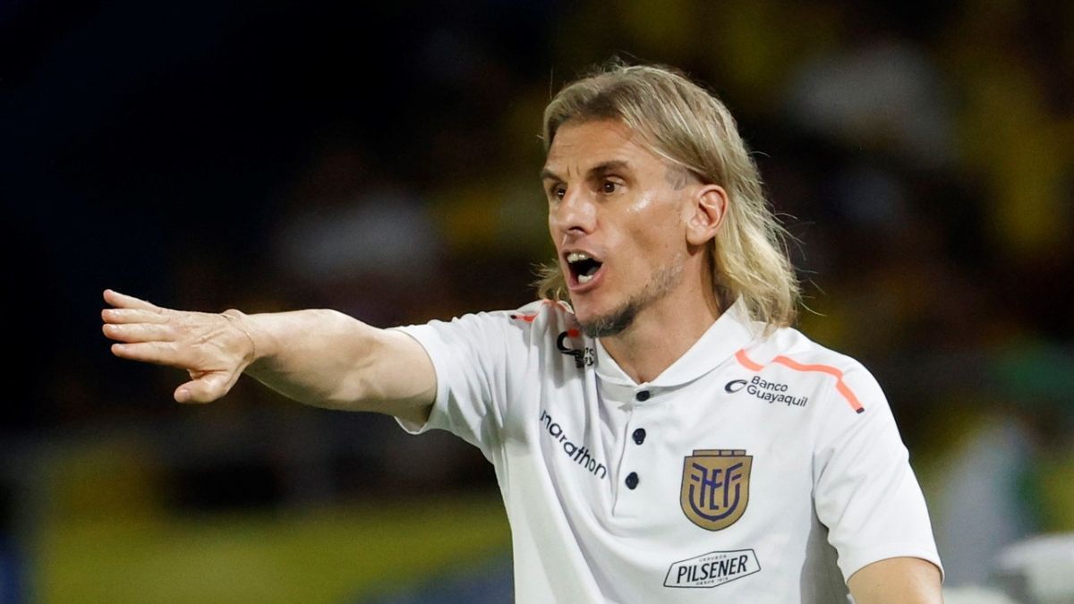 Sebastián Beccacece, DT de la selección de Ecuador. Sebastián Beccacece, DT de la selección de Ecuador.