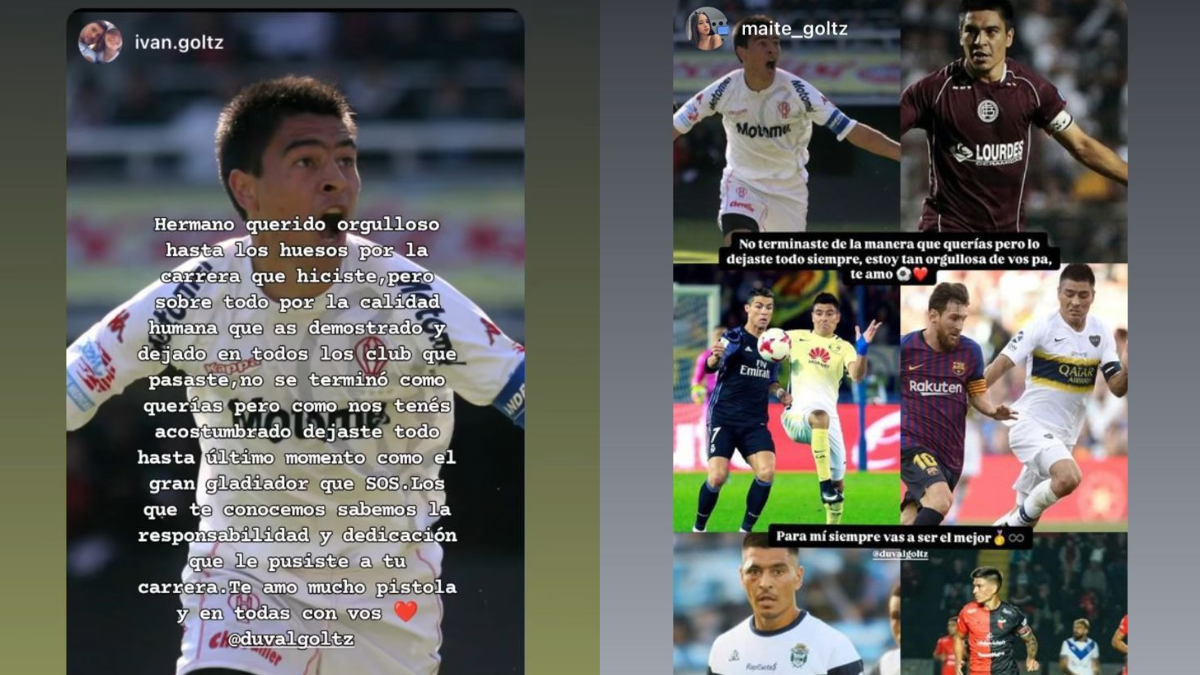 Las historias que reposteó Paolo Goltz en Instagram y que confirman su retiro del fútbol. Las historias que reposteó Paolo Goltz en Instagram y que confirman su retiro del fútbol.
