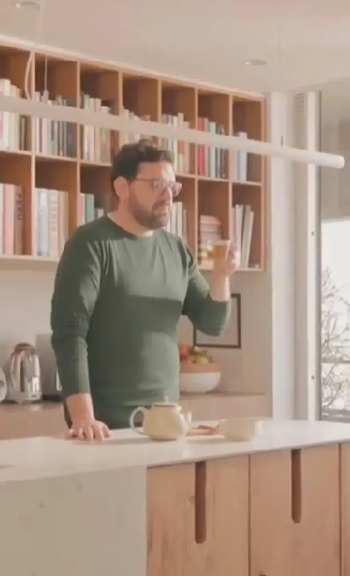 Así es el living de Damián Betular. Así es el living de Damián Betular.