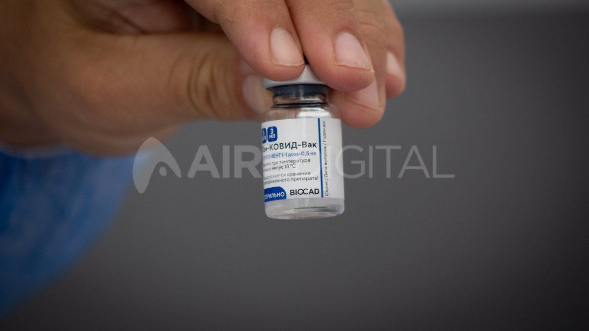 Primera dosis de Sputnik V.