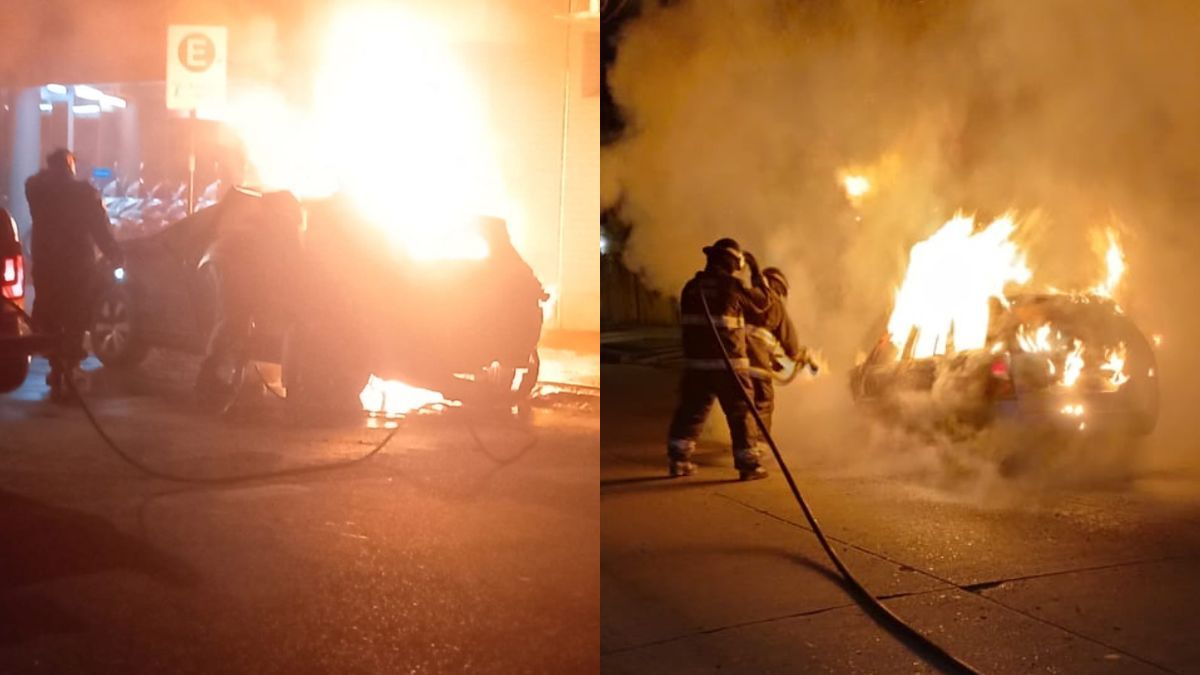 Se incendiaron dos autos en menos de una hora en distintos barrios de Santa Fe