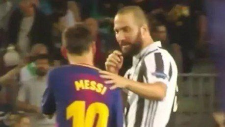 El raro diálogo entre Messi e Higuaín