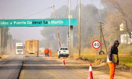 as obras se realizan entre Timbúes y Puerto General San Martín. Hay reducción de carril y cambios en la circulación de camiones. as obras se realizan entre Timbúes y Puerto General San Martín. Hay reducción de carril y cambios en la circulación de camiones.