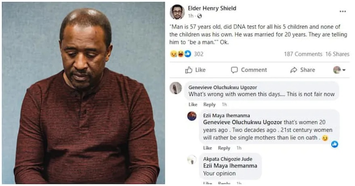 El posteo de Facebook que abrió la polémica Foto: FACEBOOK / Elder Henry Shield
