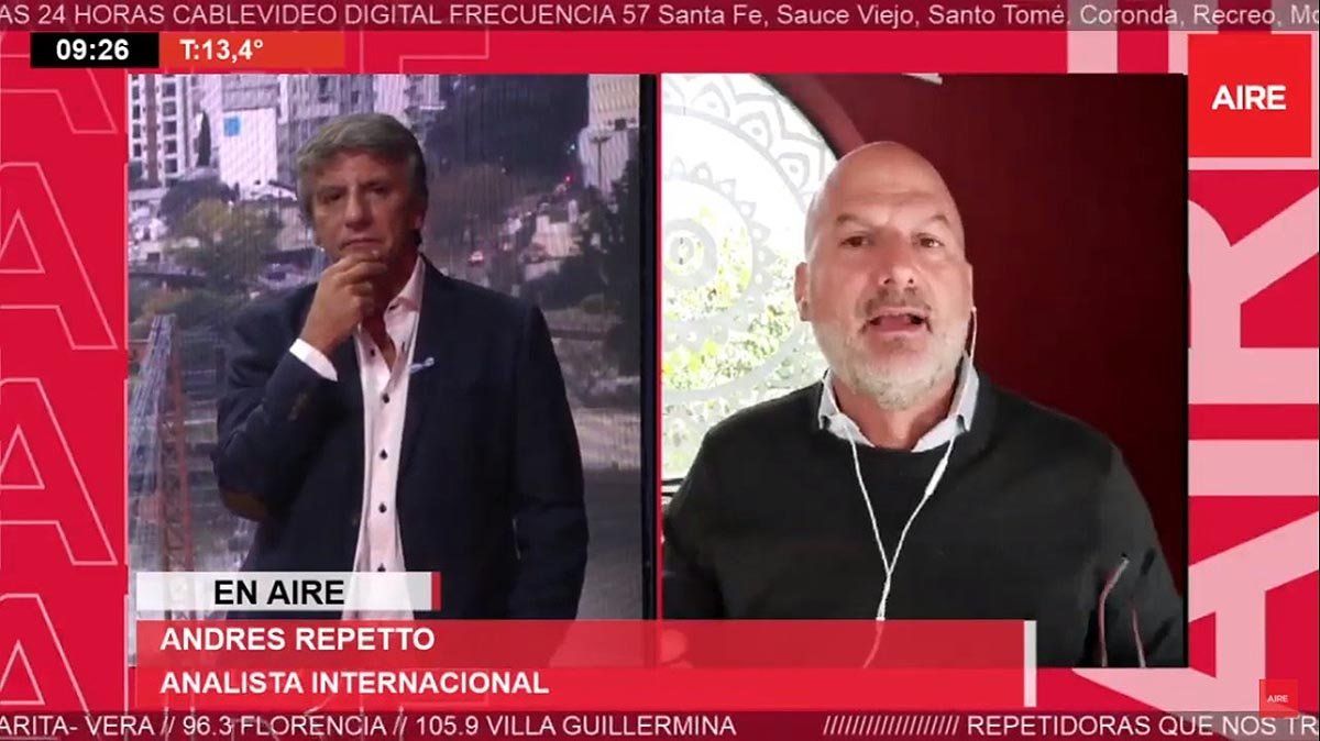 Andrés Repetto con Luis Mino en Aire de Santa Fe
