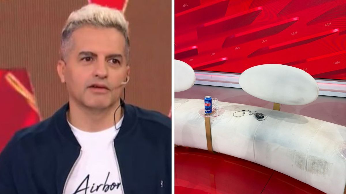 El sillón blanco de LAM recibió duras críticas en las redes sociales por su estado.