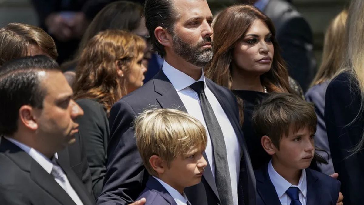 Así fue la despedida de Ivana Trump en NYC.