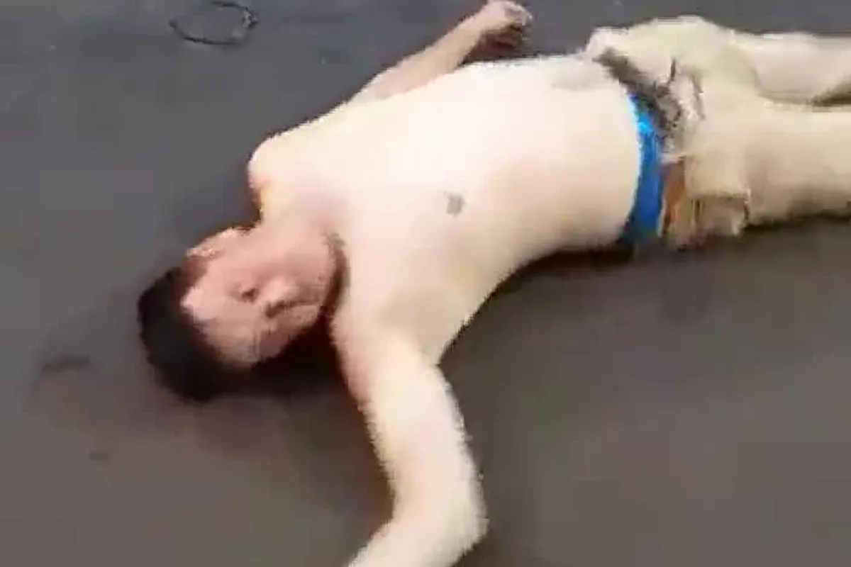 Festejaba el triunfo de la Argentina