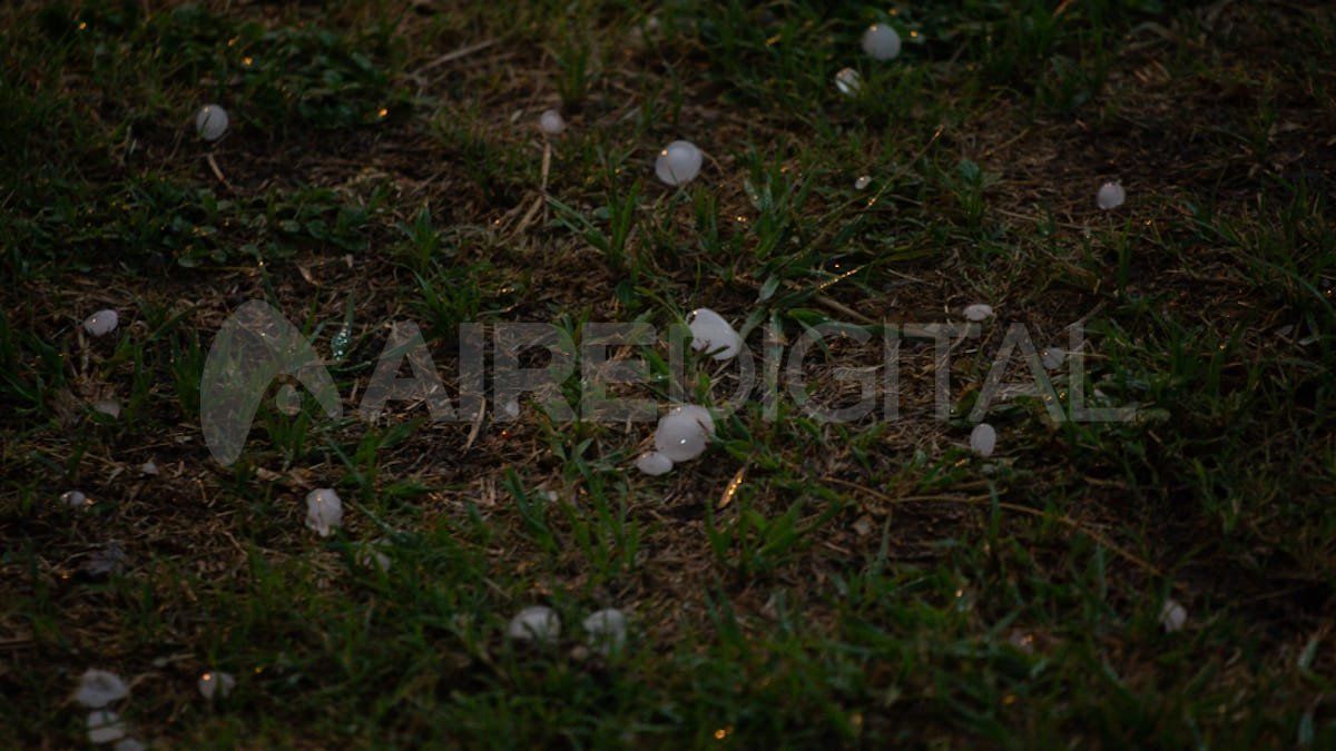 Cayó granizo en la ciudad de Santa Fe y en localidades cercanas. 