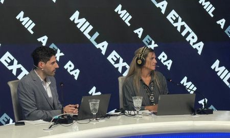 Luciana Trinchieri y Facundo González presentaron este lunes una nueva emisión de Milla Extra. Luciana Trinchieri y Facundo González presentaron este lunes una nueva emisión de Milla Extra.