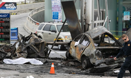 Video: fatal accidente en Los Ángeles donde fallecieron seis personas Video: fatal accidente en Los Ángeles donde fallecieron seis personas