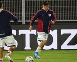 La entrada en calor de los jugadores de Unión previo al duelo ante Independiente. La entrada en calor de los jugadores de Unión previo al duelo ante Independiente.