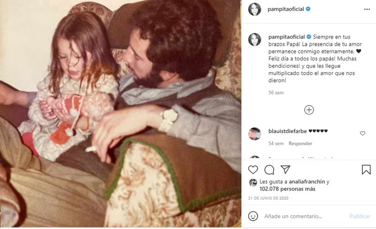 La modelo recuerda a su padre en todas las fechas especiales. La modelo recuerda a su padre en todas las fechas especiales. 