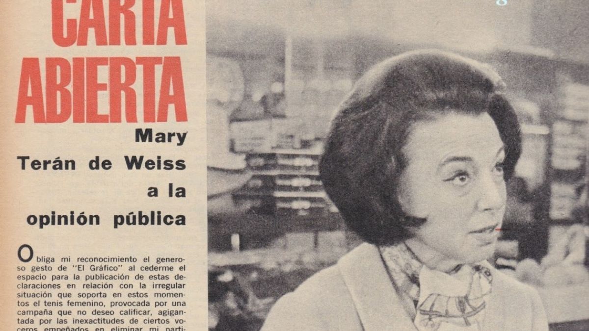 Dolorida y, harta del ninguneo y la persecución, Mary anunció su retiro del tenis (durante un tiempo, lo reemplazaría practicando golf) y, el 22 de julio de 1964, publicó una extensa y reveladora carta abierta en la revista El Gráfico, en la que detalló el hostigamiento y la censura de la que fue víctima. Dolorida y, harta del ninguneo y la persecución, Mary anunció su retiro del tenis (durante un tiempo, lo reemplazaría practicando golf) y, el 22 de julio de 1964, publicó una extensa y reveladora carta abierta en la revista El Gráfico, en la que detalló el hostigamiento y la censura de la que fue víctima.