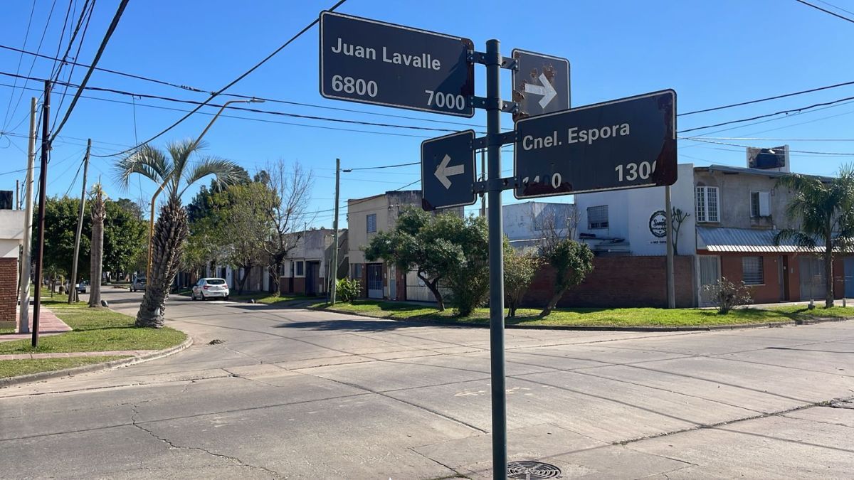 La zona donde ocurrió el robo en una de las viviendas de la cuadra. La zona donde ocurrió el robo en una de las viviendas de la cuadra.