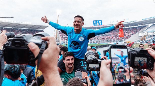El santafesino Nicolás Uvita Fernández se convirtió en un héroe cordobés tras marcar dos goles para Belgrano.