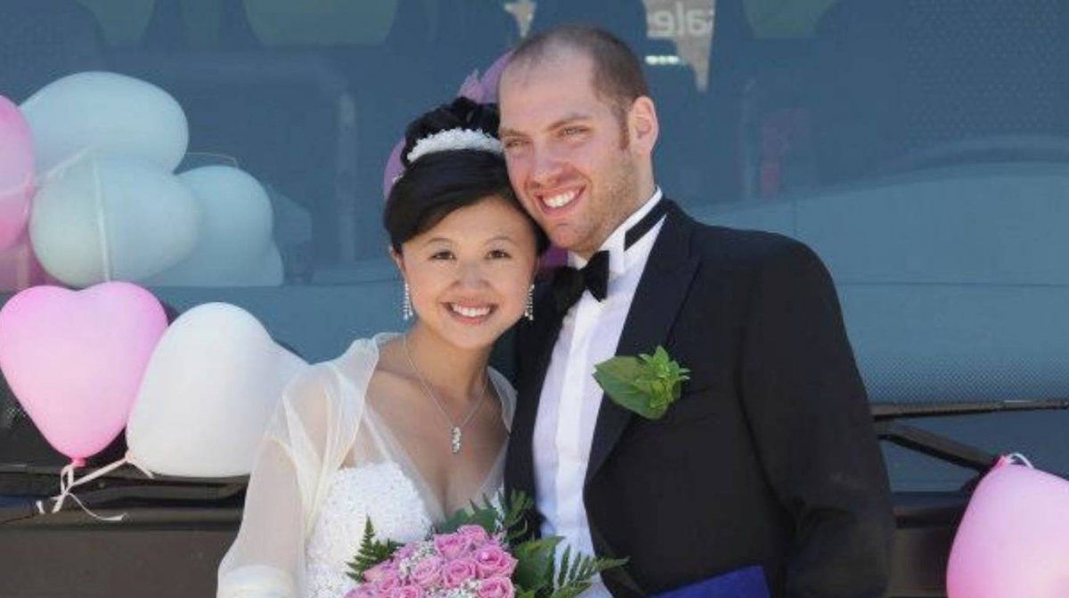 Karina Gao está casada con un francés.