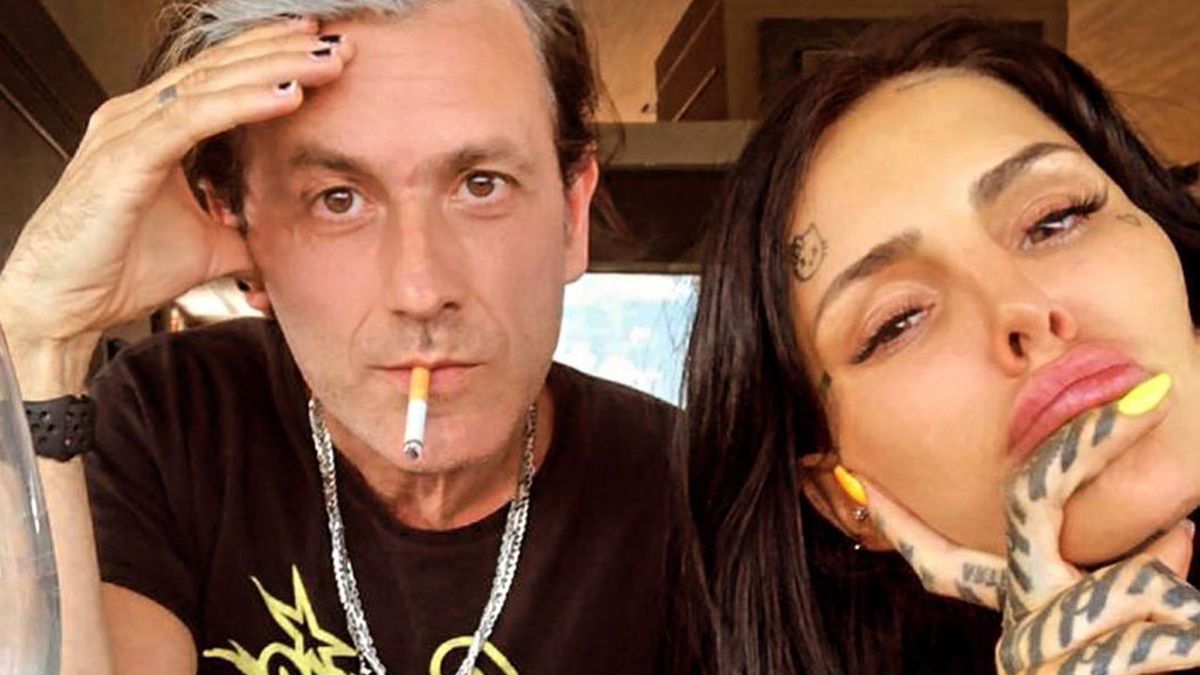 Coti junto a Cande Tinelli