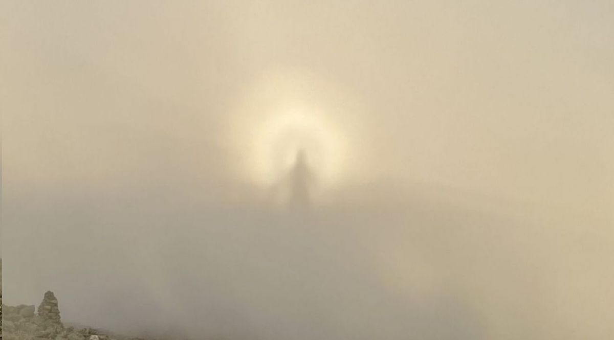 Una extraña figura apareció en el cielo se viralizó: la explicación&nbsp;