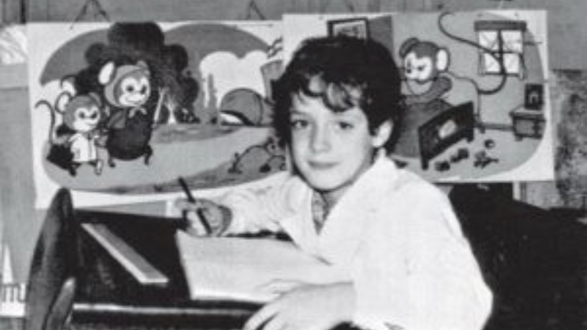 Cerati en su infancia.