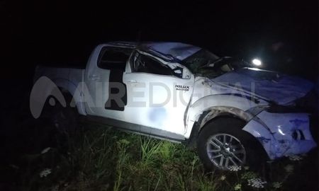 Un hombre de 65 años perdió la vida tras el vuelco de la camioneta en la que iba de acompañante