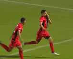 Gol de Jourdan para el 1 a 0 de Colón vs. Estudiantes de Río Cuarto.