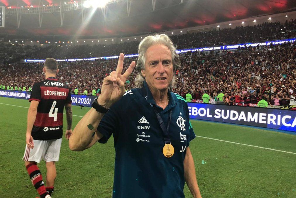 Jorge Jesús, DT del Flamengo, fue diagnosticado con coronavirus