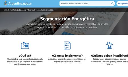 El gobierno habilitó la web para inscribirse por los subsidios de luz y gas. El gobierno habilitó la web para inscribirse por los subsidios de luz y gas.