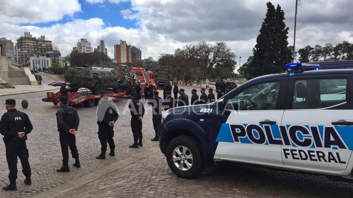 Hasta el momento, las Fuerzas Federales estudiaron el mapa del delito en Rosario y comenzaron tareas de patrullaje para desalentar la acción de grupos delictivos. 