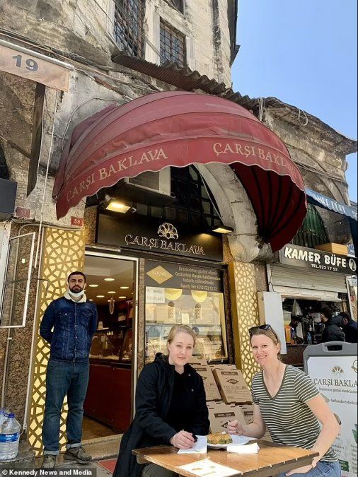 Las nuevas amigas decidieron disfrutar al máximo de su estancia en Turquía.