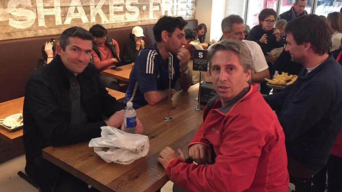 Una de las últimas cenas de los amigos en Nueva York.