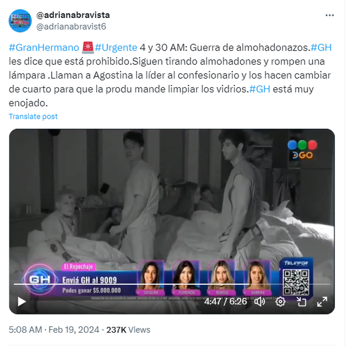 Gran Hermano explota! Participantes destruyen la casa en indignante video