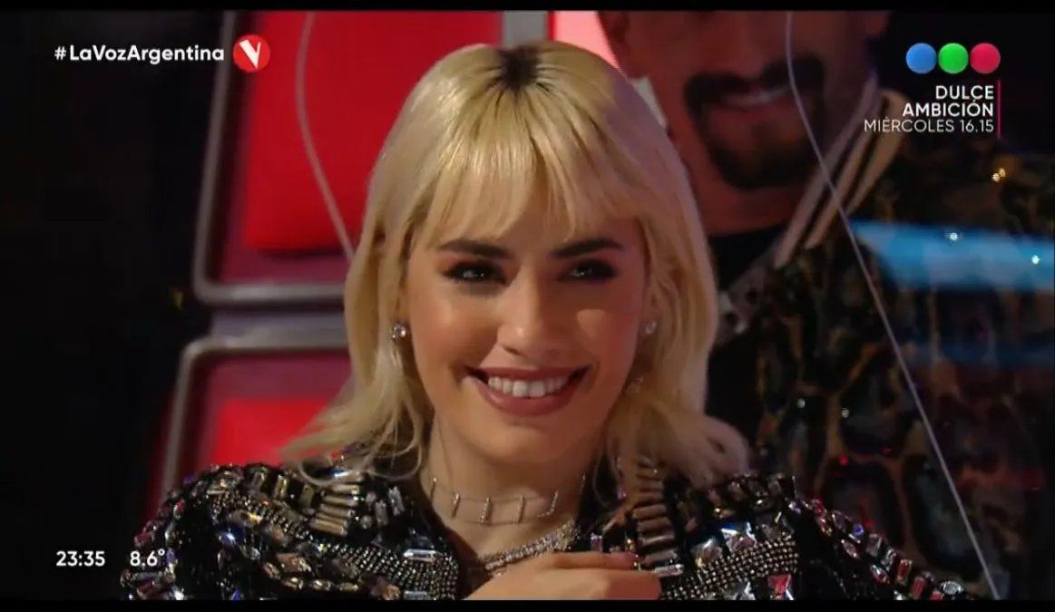 Lali Espósito fue engañada en La Voz Argentina.