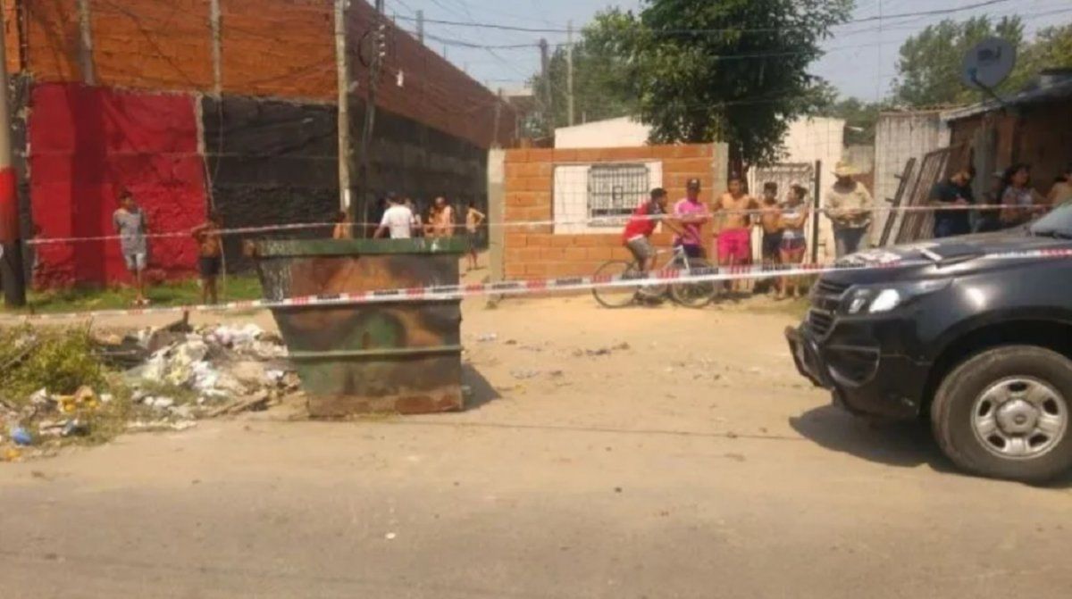 Felipe Moré y Gaboto. La zona estaba el volquete en donde fue arrojado el cuerpo de la víctima.&nbsp;