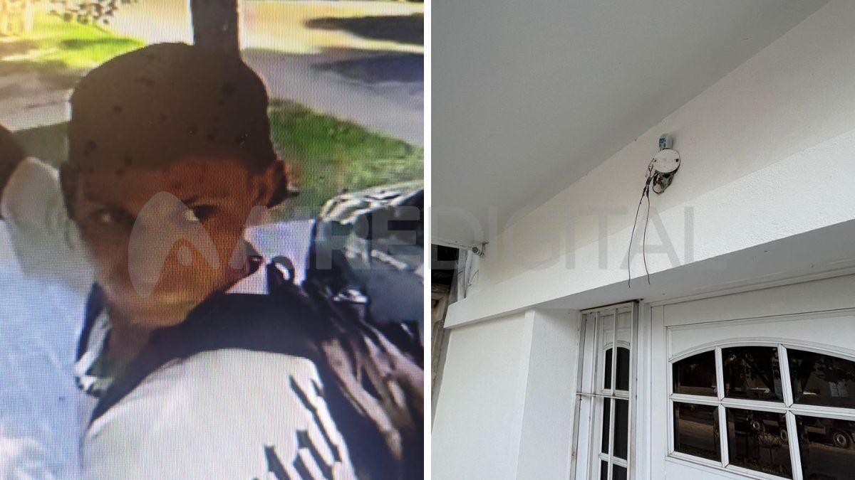 Barrio María Selva: un ladrón quedó filmado mientras robaba