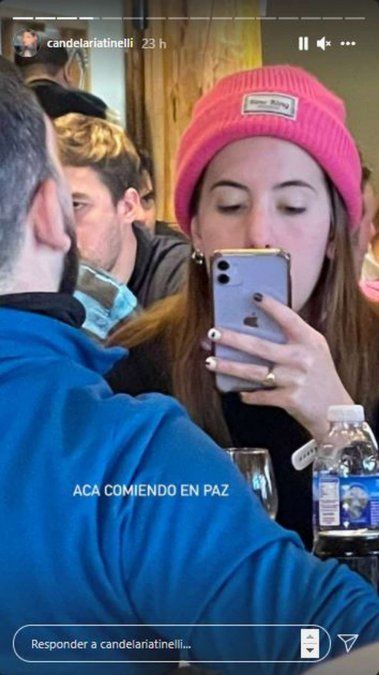 La indignación de Candelaria Tinelli con una seguidora que la acosó. 