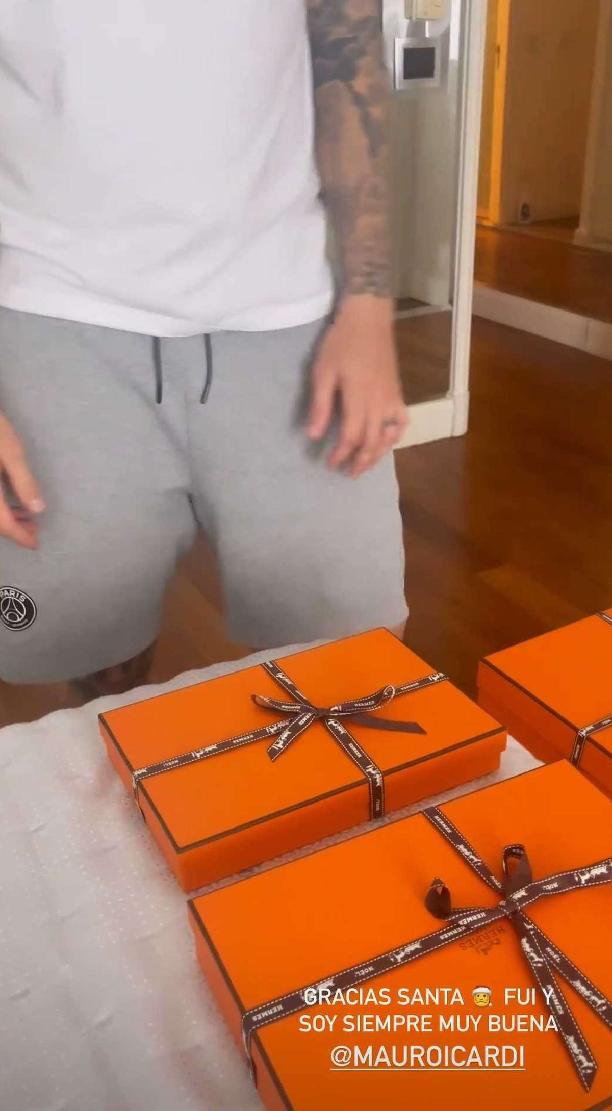Los costosos regalos que Mauro Icardi le hizo a Wanda Nara por Navidad.