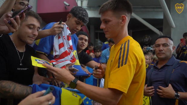El gran gesto de Kevin Zenón y Boca con los hinchas en Santa Fe, antes de jugar contra Unión