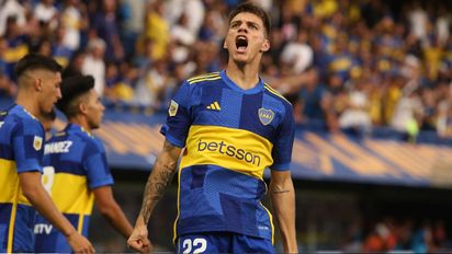 Kevin Zenón gestó la jugada del gol de Boca ante Central Córdoba y Merentiel la empujó sobre la línea