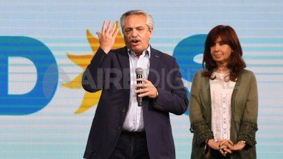 Aire de Santa Fe | Alberto Fernández y Cristina Kirchner en el búnker ph_ Maxi Luna NA _recorte.jpg