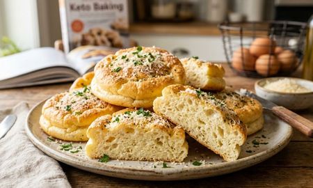 Pan nube con ajo y parmesano: la receta fácil para hacer en casa. Pan nube con ajo y parmesano: la receta fácil para hacer en casa.